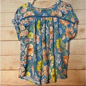 Loft Blue Top 0724